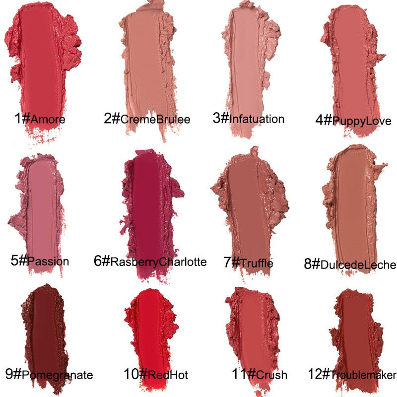 Lipstick Waterproof Long Lasting Moist Lip Gloss