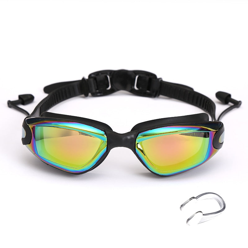 Swimming Goggles Glasses with Earplugs