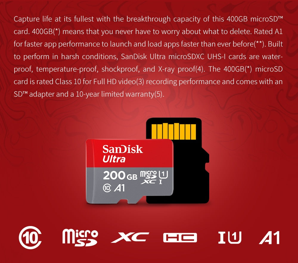 Sandisk Ultra Micro SD-kort Flash-minne gb