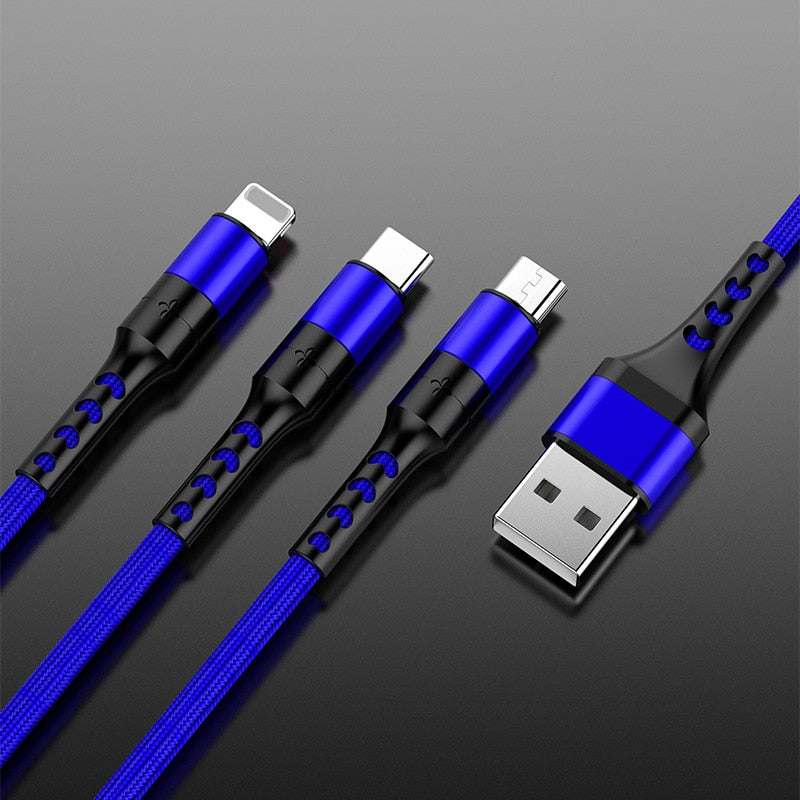 3-i-1 data USB hurtiglader