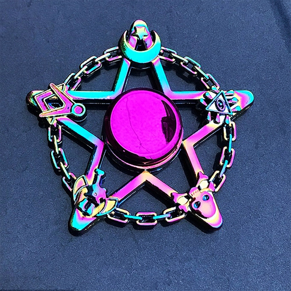 Metal Rainbow Fidget Spinner