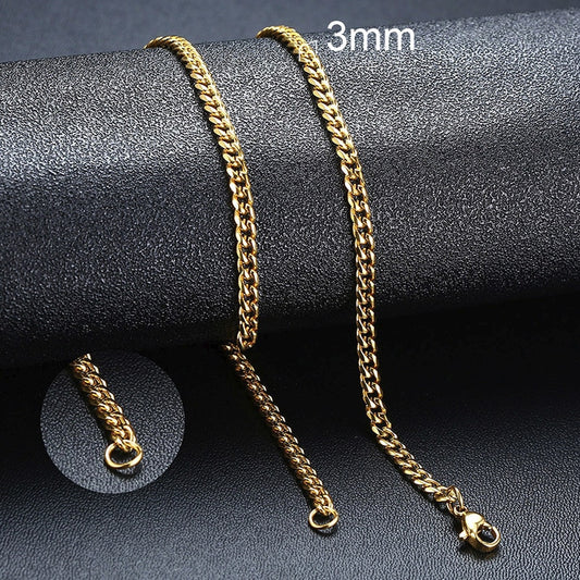 Cuban Chain Necklace for Men & Women