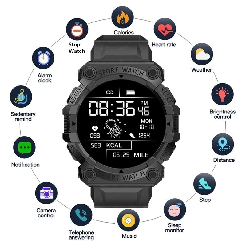 Vanntett Bluetooth Smartwatch Touch for IOS Android