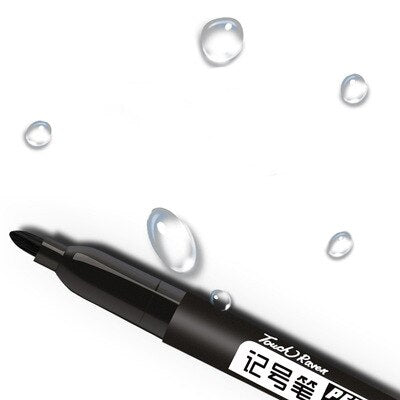 6 Pcs/Set Permanent Marker Pen Waterproof Ink