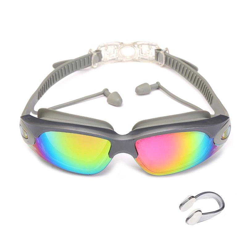 Swimming Goggles Glasses with Earplugs