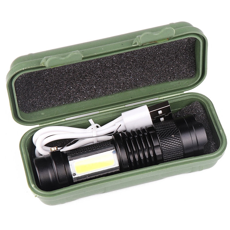 4000LM Waterproof Flashlight USB Charging