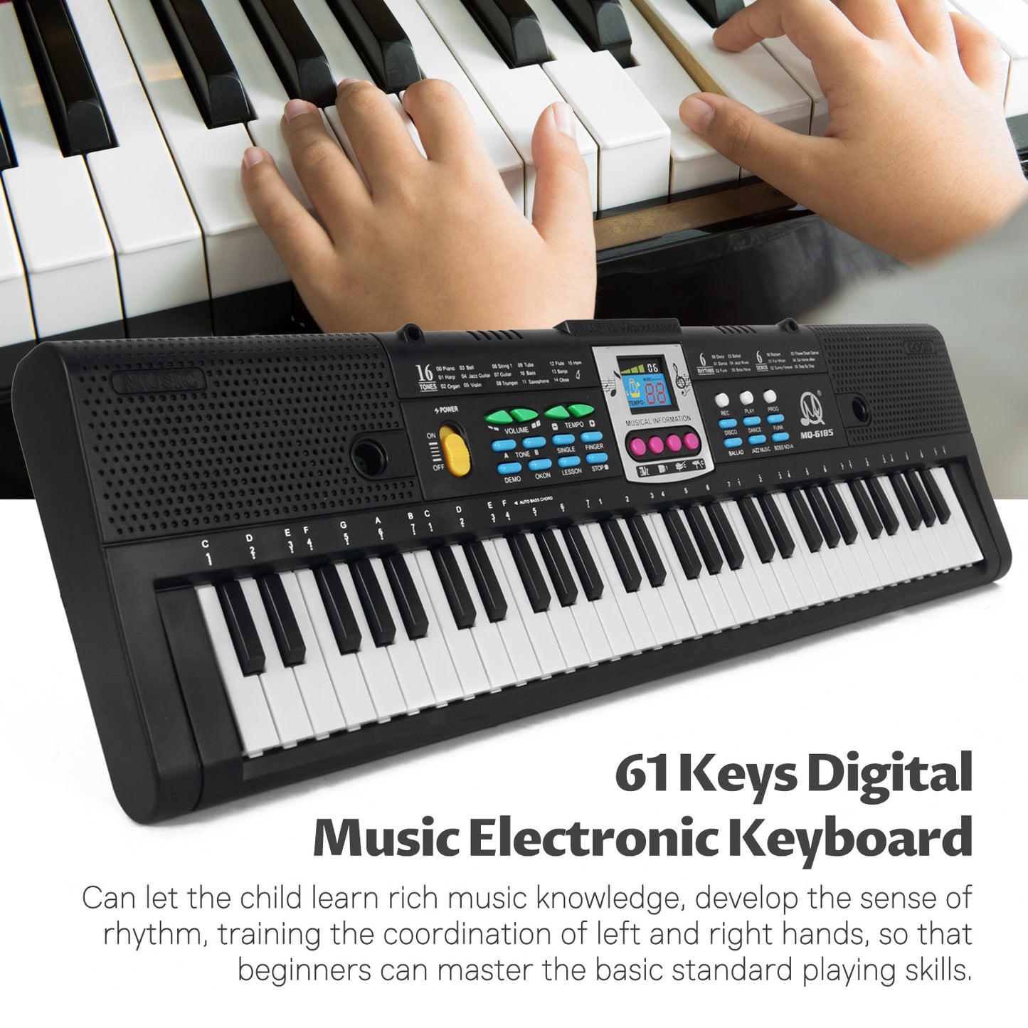 61 Keys Electric Piano Keyboard instrument