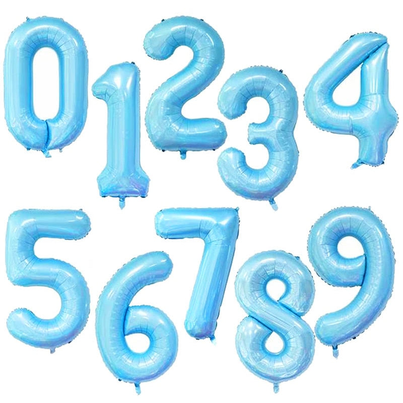 40Inch Birthday Balloons Helium Numbers