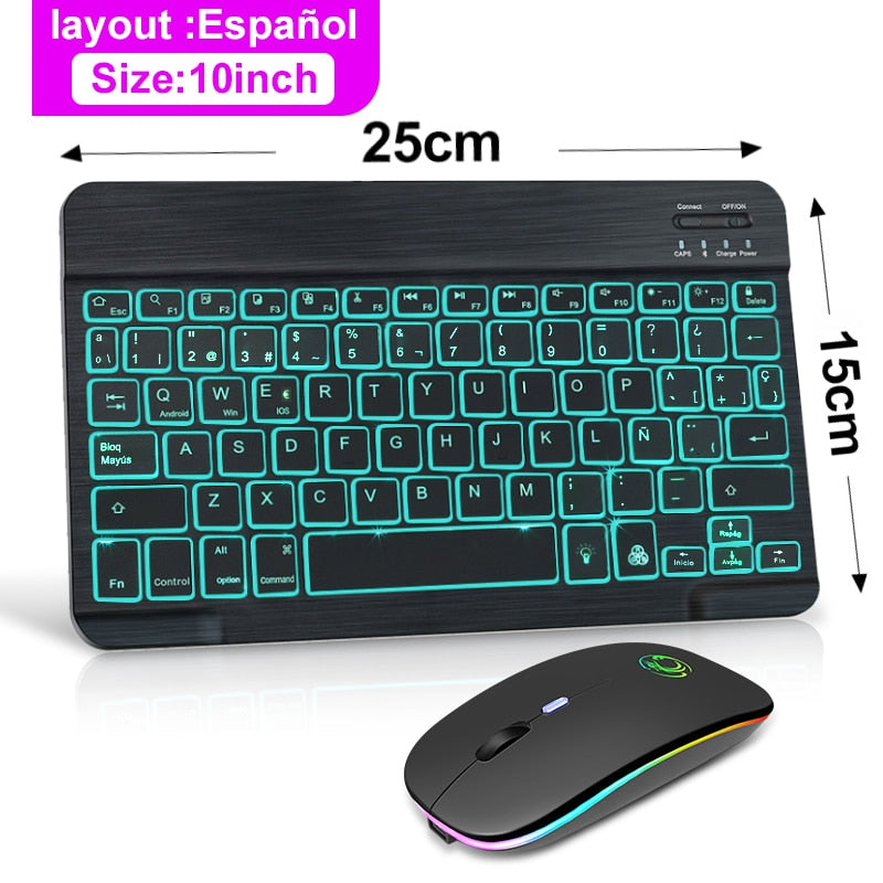 RGB Bluetooth trådløst tastatur