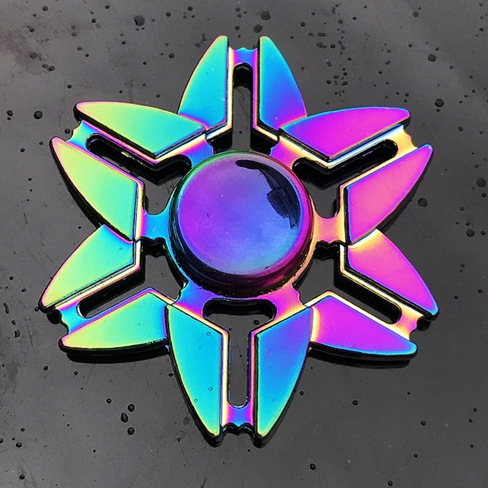 Metal Rainbow Fidget Spinner