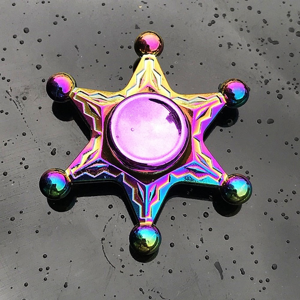 Metal Rainbow Fidget Spinner