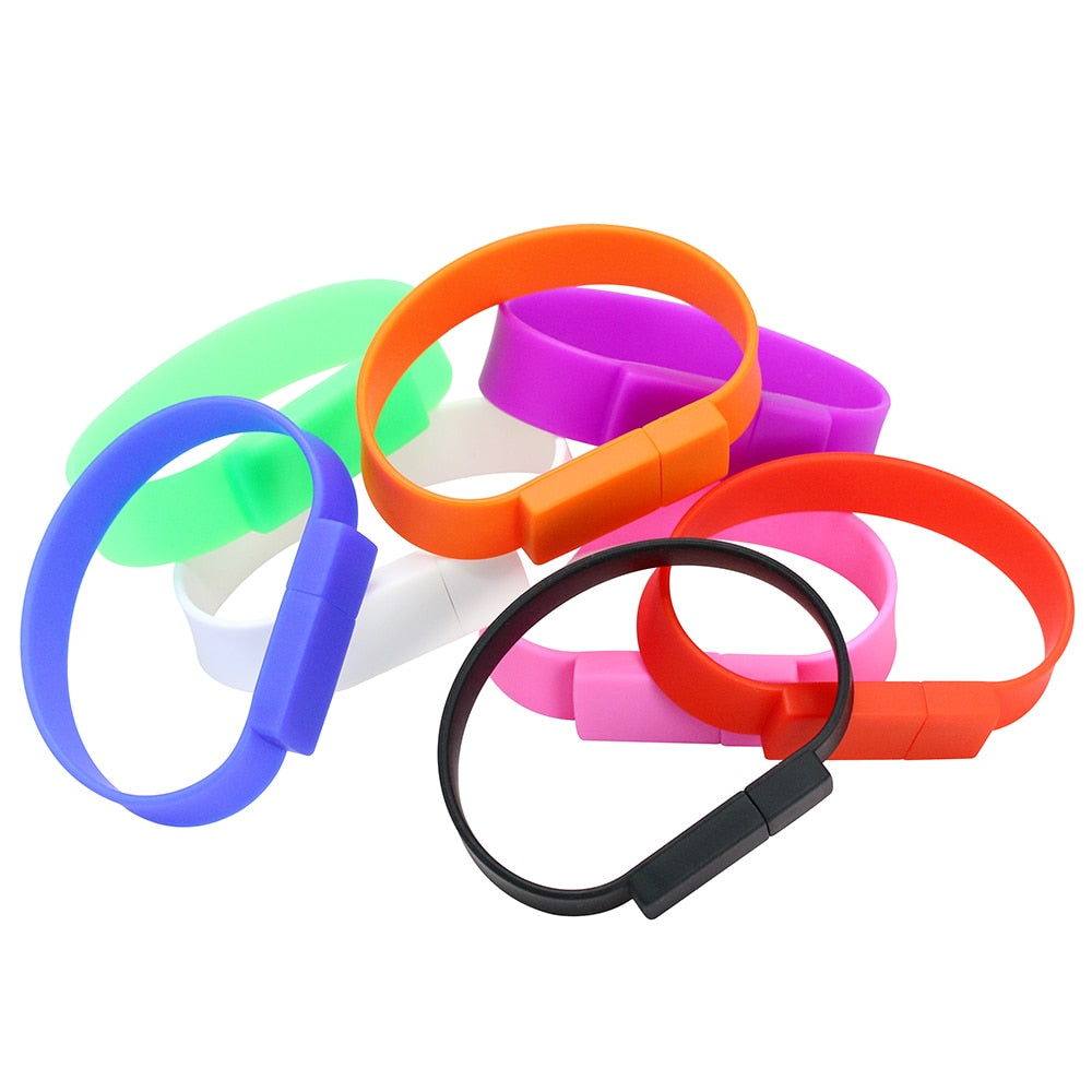 Usb Silicone Flash Drive Bracelet