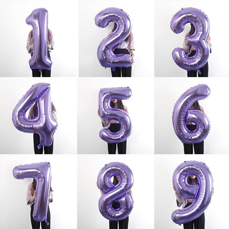 40Inch Birthday Balloons Helium Numbers