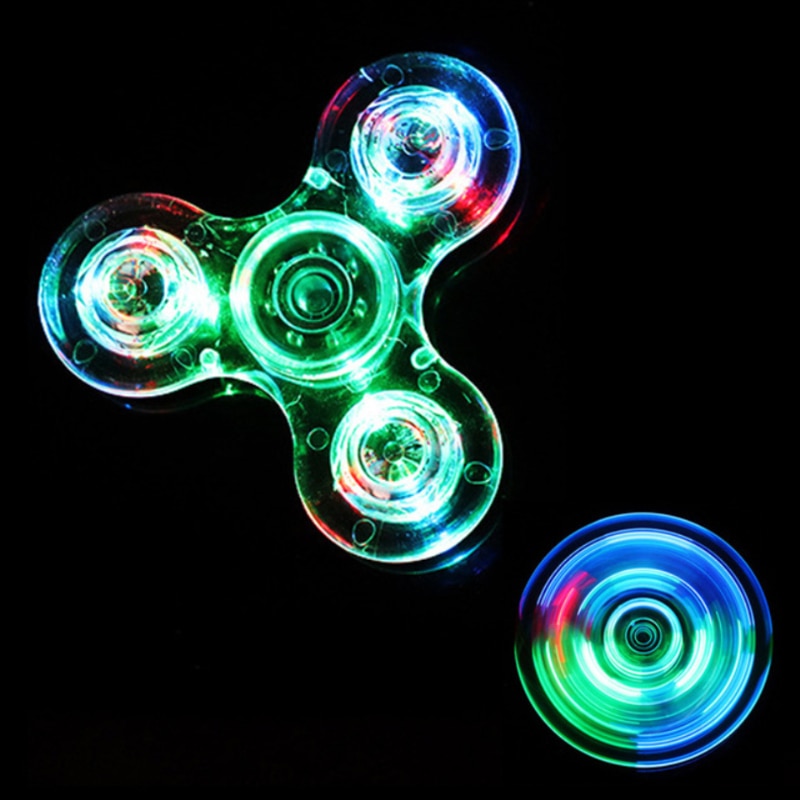 LED light Fidget Spinner Toy