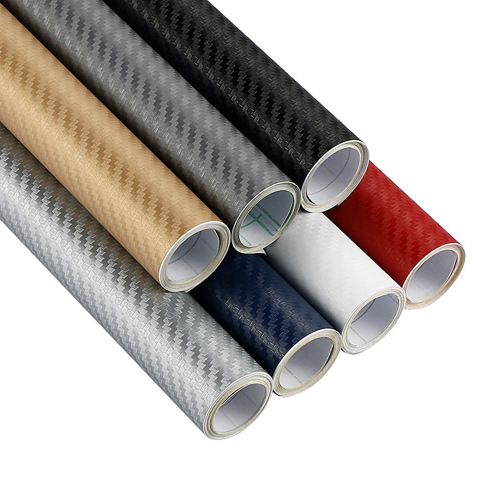 Carbon Fiber Vinyl Car Wrap Sheet Roll Film