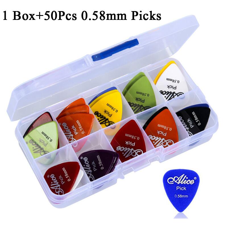 50Pcs/Set Guitar Pick Plectrum