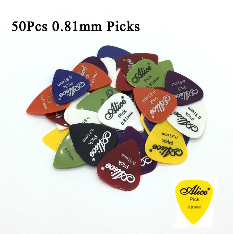 50Pcs/Set Guitar Pick Plectrum