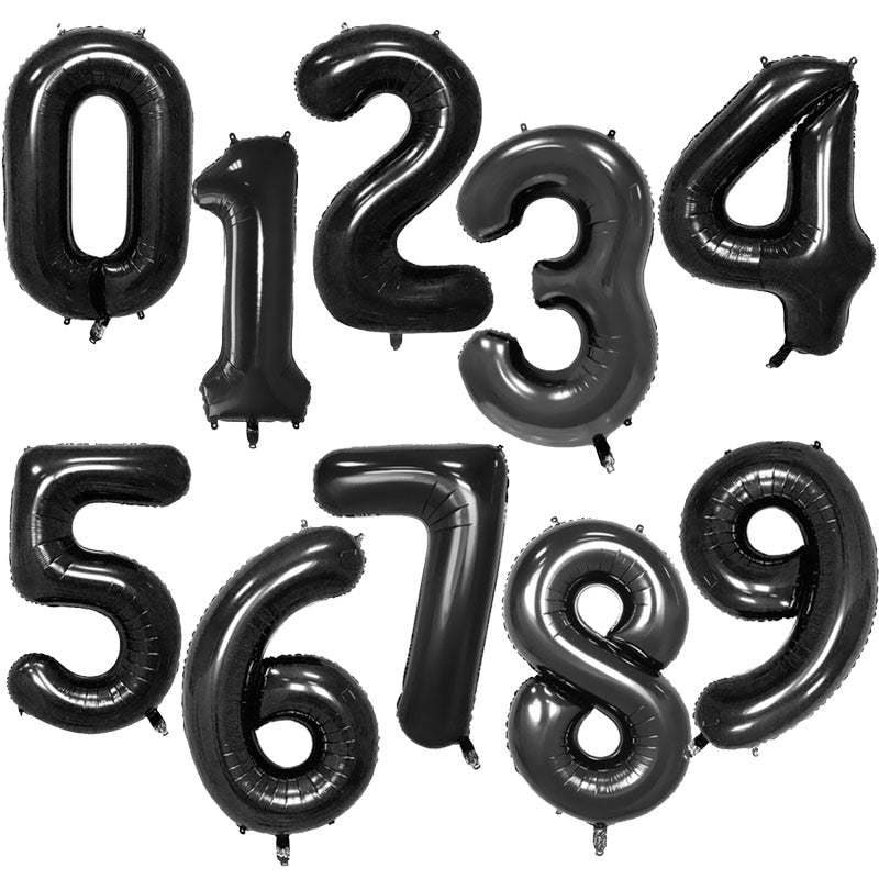 40Inch Birthday Balloons Helium Numbers