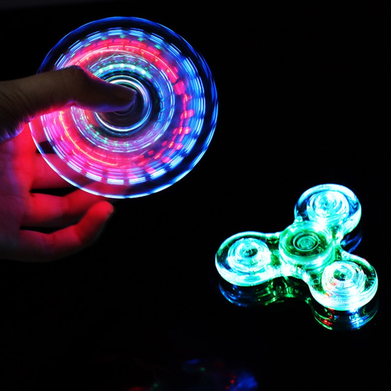 LED light Fidget Spinner Toy