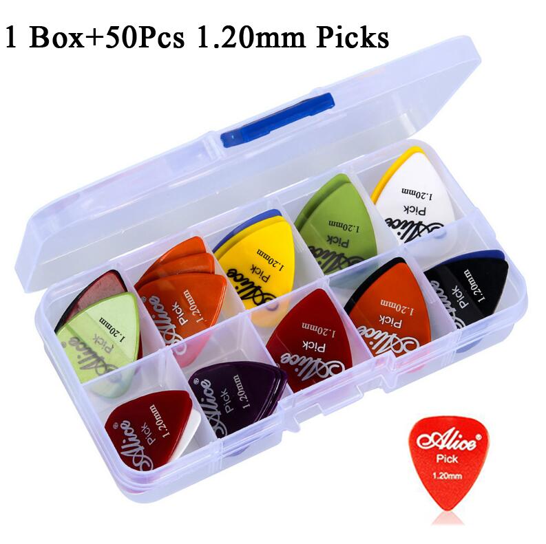 50Pcs/Set Guitar Pick Plectrum