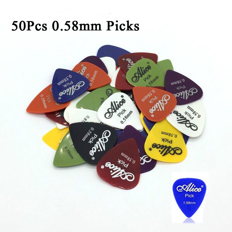 50Pcs/Set Guitar Pick Plectrum