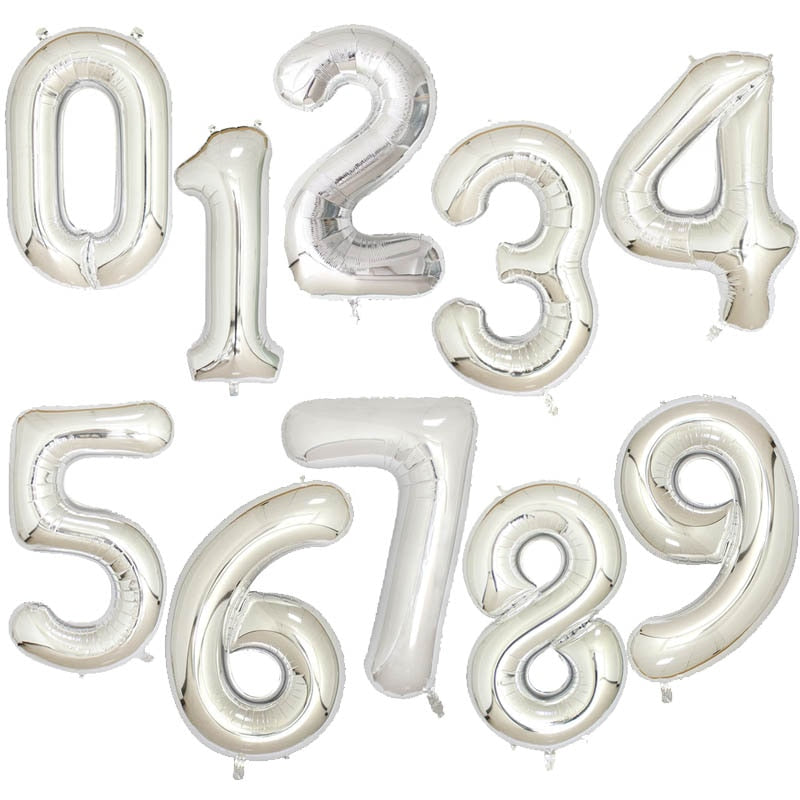 40Inch Birthday Balloons Helium Numbers