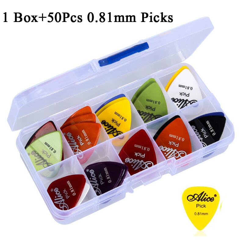 50Pcs/Set Guitar Pick Plectrum