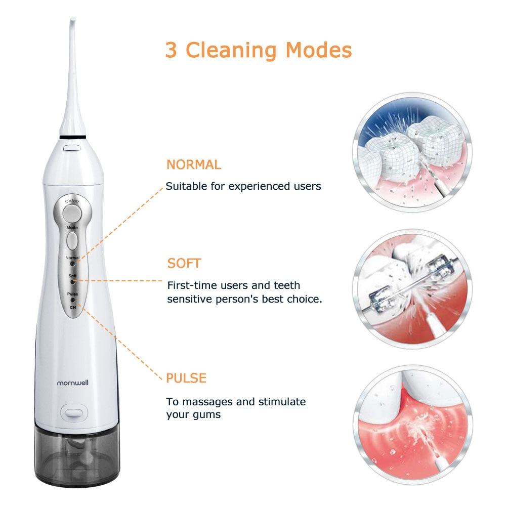 Oral Irrigator USB Oppladbar Water Flosser Bærbar tannrens