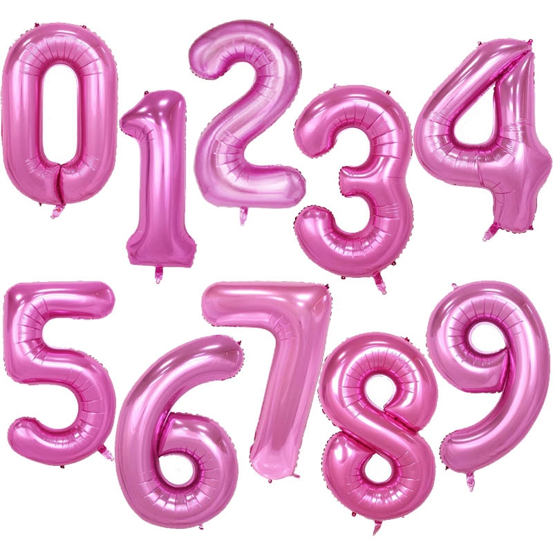 40Inch Birthday Balloons Helium Numbers