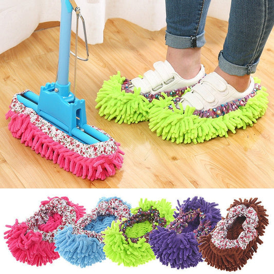 Multifunction Floor Dust Cleaning Slippers Shoes Mop