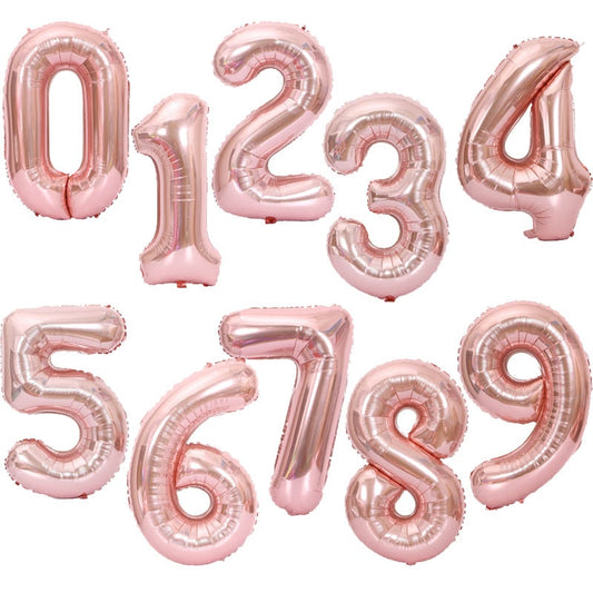 40Inch Birthday Balloons Helium Numbers