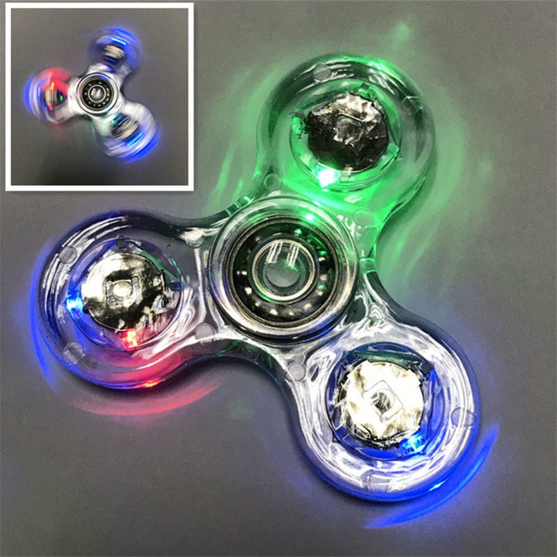 LED light Fidget Spinner Toy