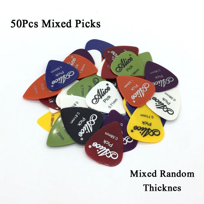 50Pcs/Set Guitar Pick Plectrum