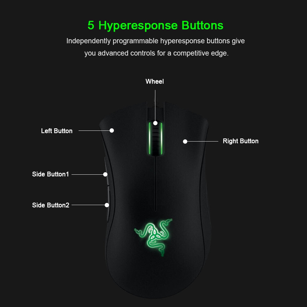 Razer Wired Gaming Mouse Mus 6400DPI