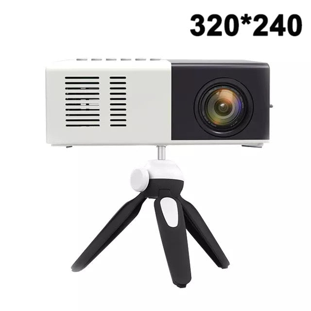 Mini Projector LED Home Media Player 480x360 Pixels 1080P HDMI USB