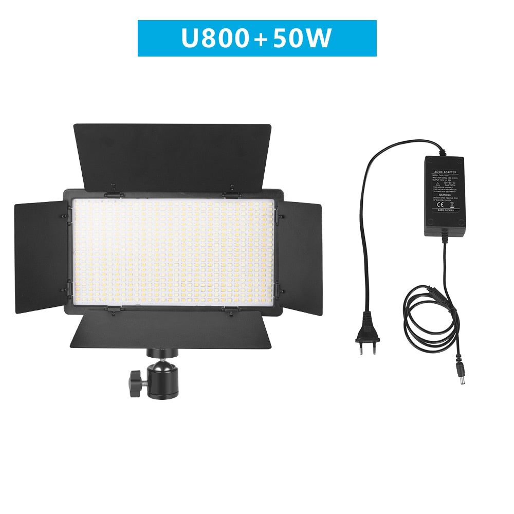 U800 LED Photo Studio Light 40W/50W Panel Lamp