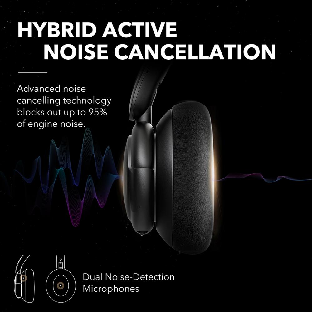 Noise Cancelling wireless Bluetooth Headphones