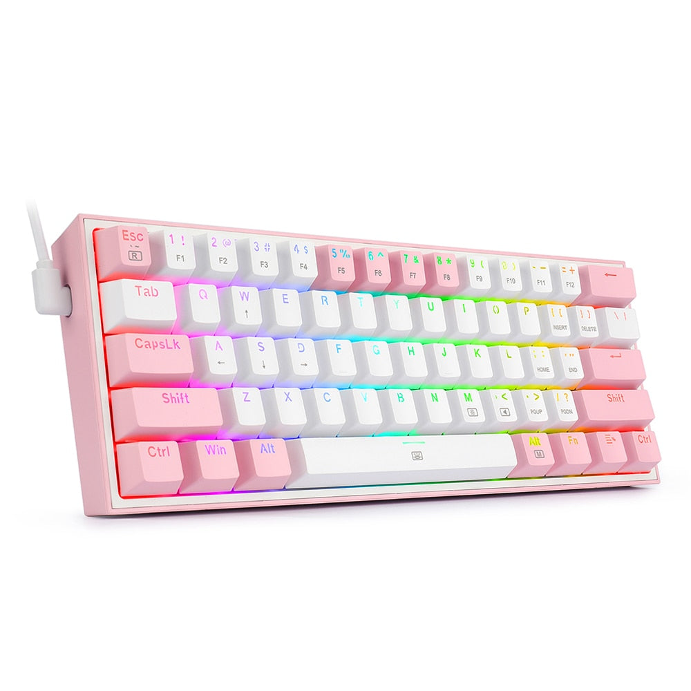 RGB Backlit USB Mini Mechanical Gaming Keyboard