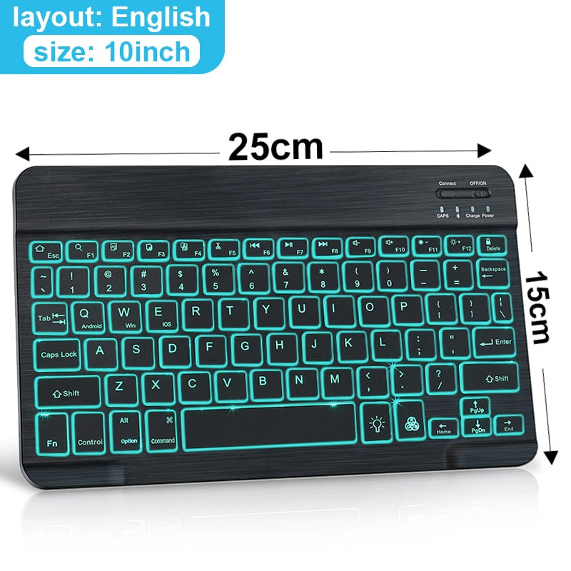 RGB Bluetooth trådløst tastatur