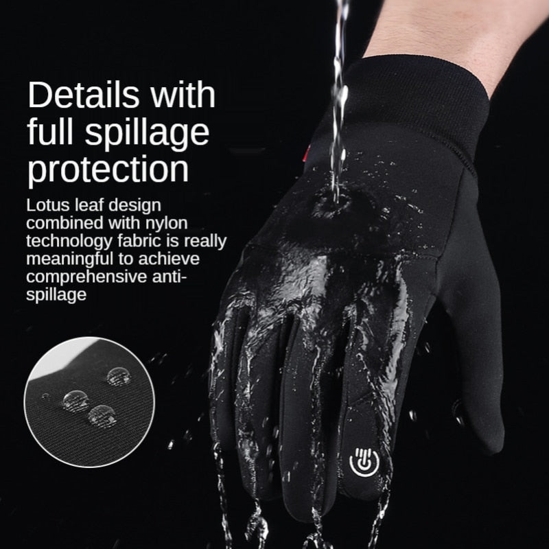 Gloves Waterproof Warm Thermal Fleece