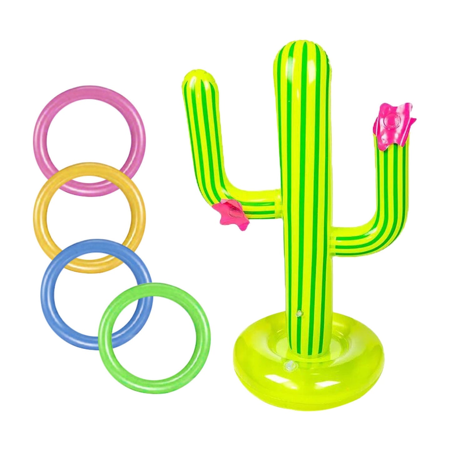 Oppblåsbart Cactus Ring Toss Game Set