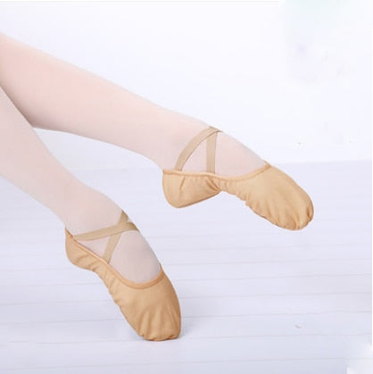 Ballet Shoes Canvas Soft Sole Dance Slippers