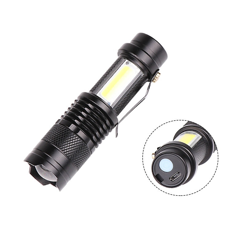 4000LM Waterproof Flashlight USB Charging