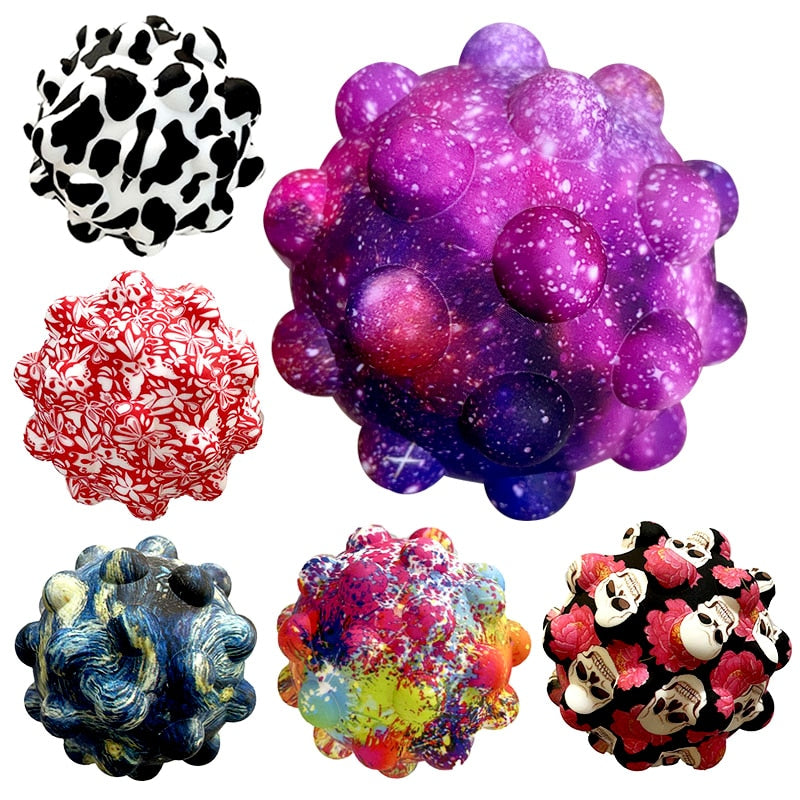 Silicone Bubble Balls Anti-stress Vent Toys for Kids