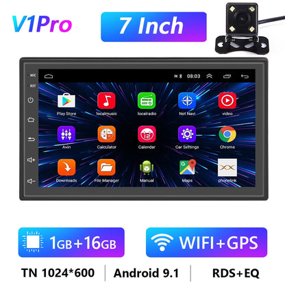 8G 128G Car Radio GPS 2 Android Multimedia Player