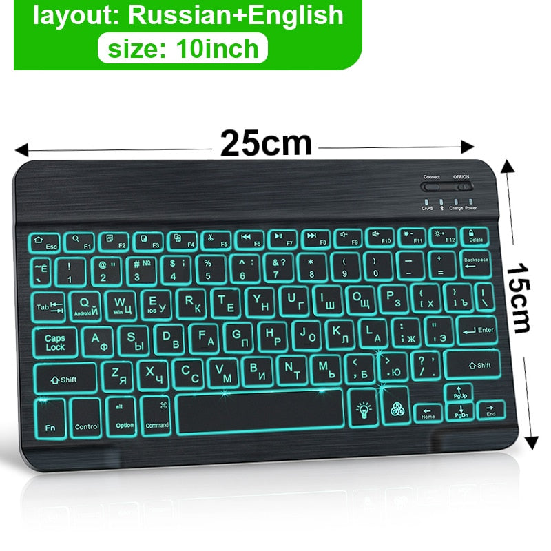 RGB Bluetooth trådløst tastatur