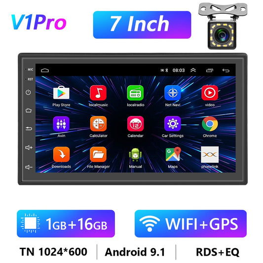 8G 128G Car Radio GPS 2 Android Multimedia Player