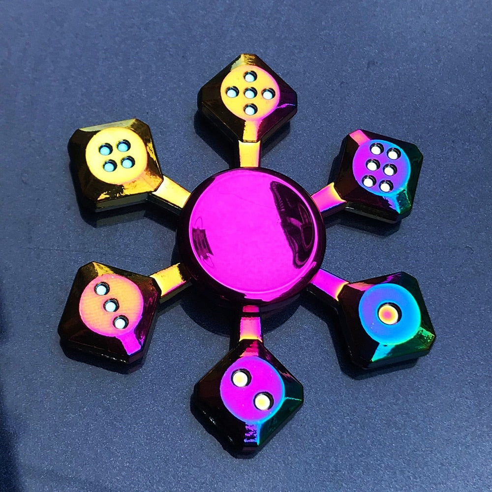 Metal Rainbow Fidget Spinner