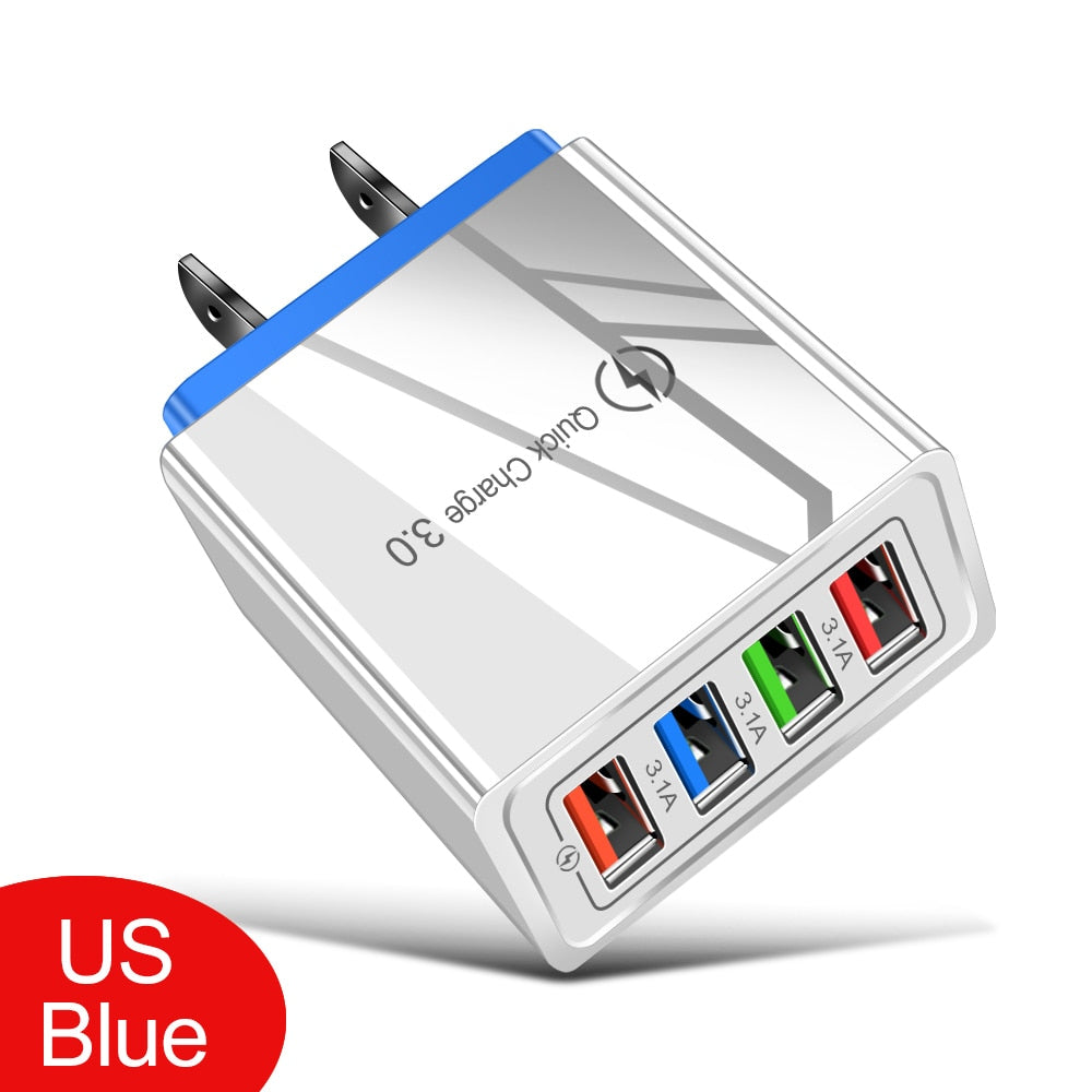 EU/US Plugg USB-lader