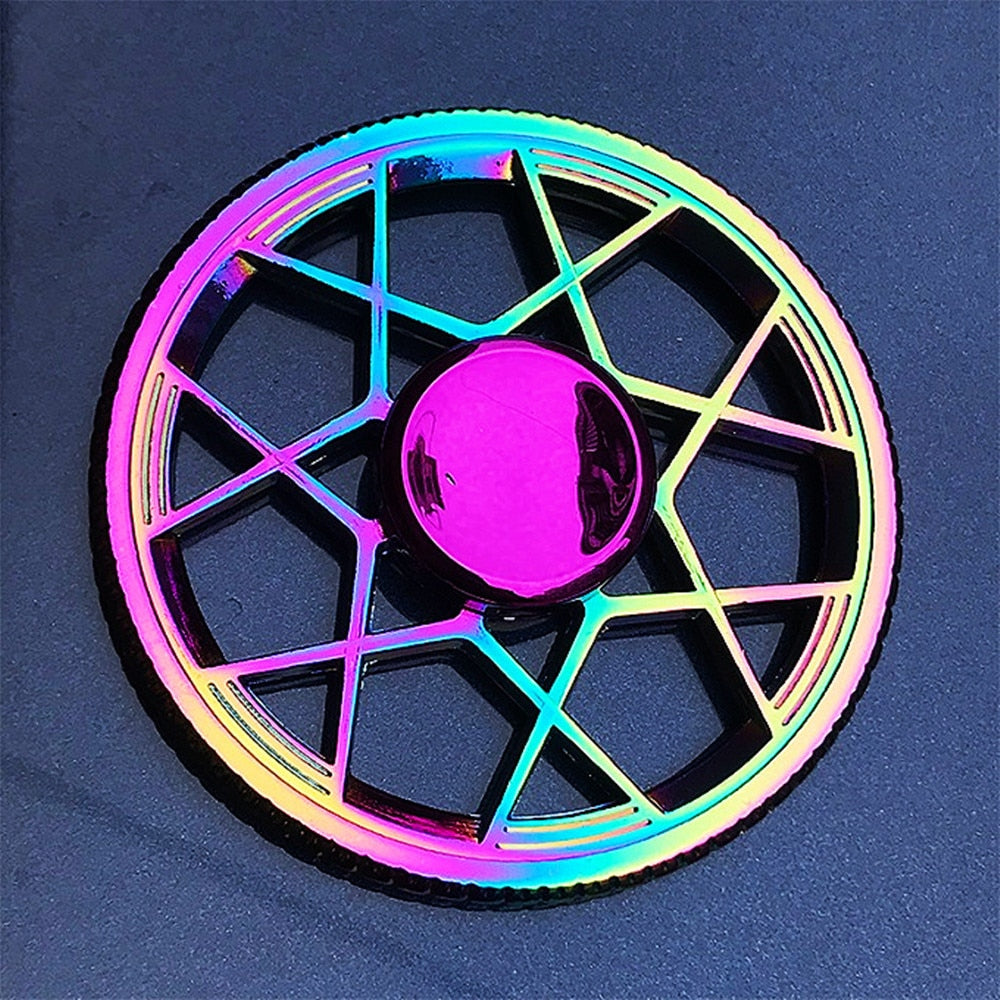 Metal Rainbow Fidget Spinner